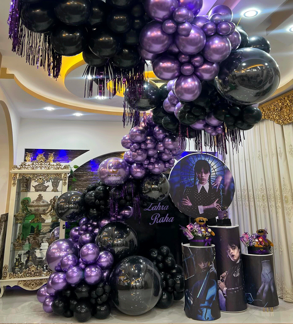 بادکنک آرایی آبشاری BWA18