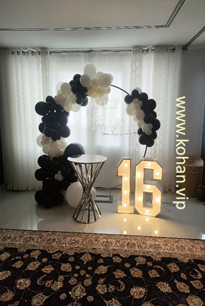 بادکنک آرایی آبشاری BWA13