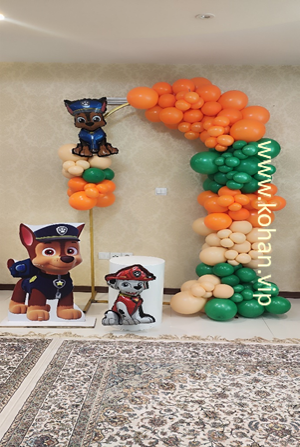 بادکنک آرایی آبشاری BWA19