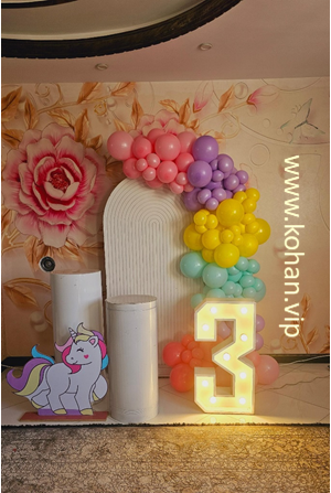 بادکنک آرایی آبشاری BWA20