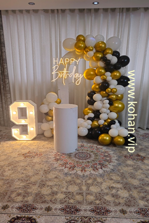 بادکنک آرایی آبشاری BWA21