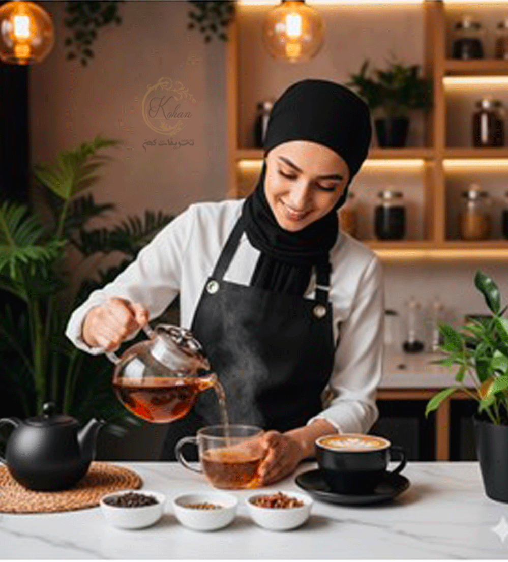 سرو چای و دمنوش